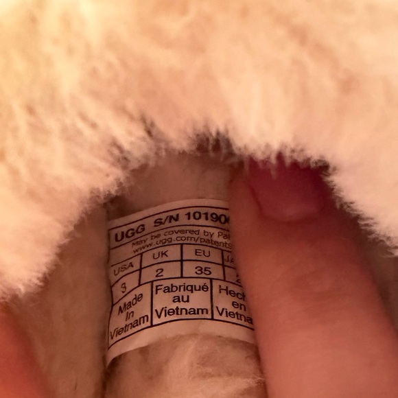 UGG Cozy Kids Slipper Chestnut size 3 - Picture 3 of 4